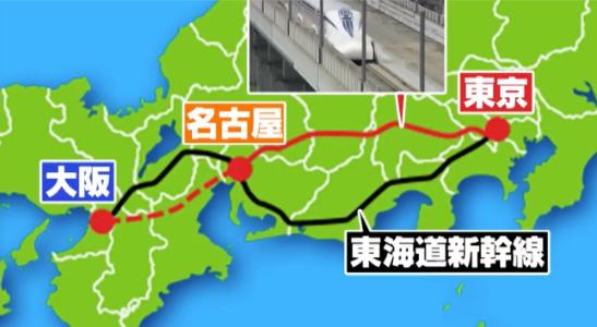 リニア中央新幹線の路線図